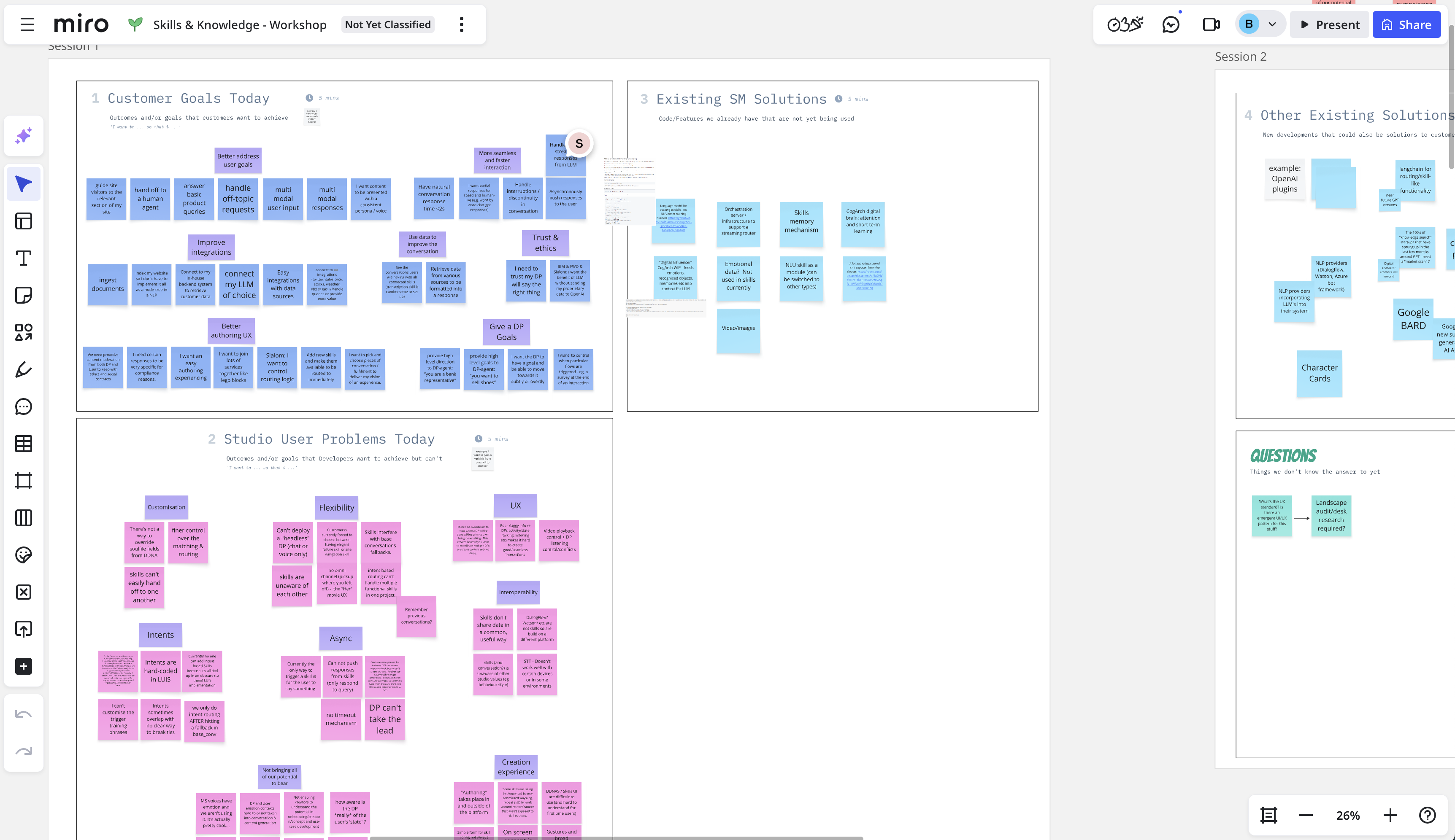 Studio self-serve conversation workshops